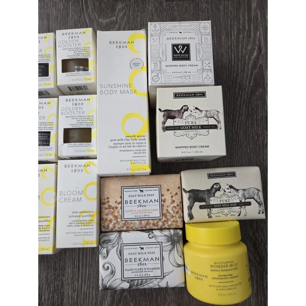 Beekman 1802 Face And Body Huge Lot Brand New